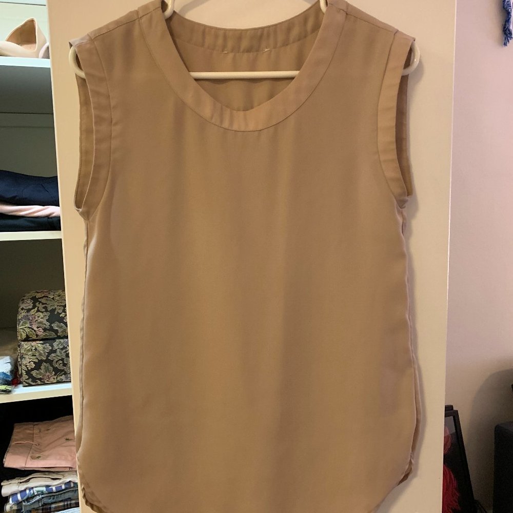 H&M Business Blouse Tan